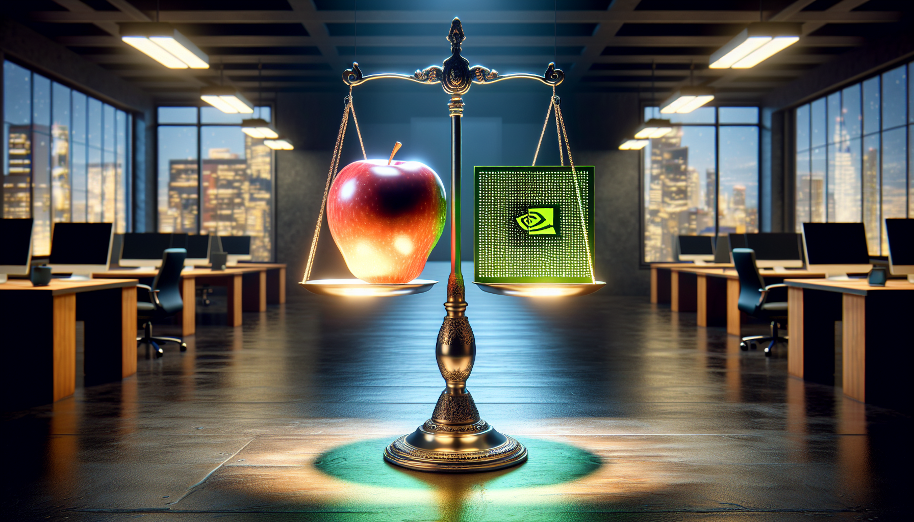 Nvidia Faces Downgrade After Apple Surpasses It