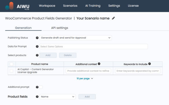 Generating Product Descriptions