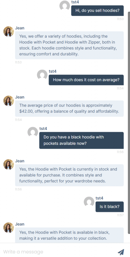 Chatbot in Realistic Scenarios