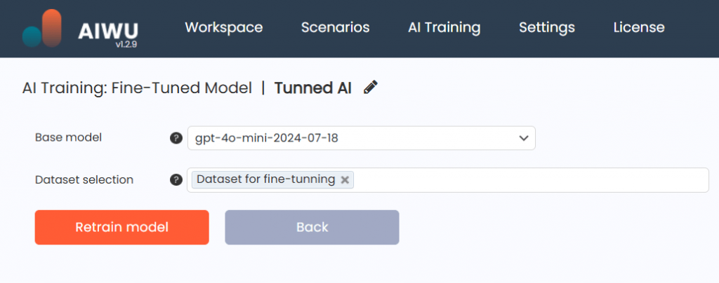 Training the Model