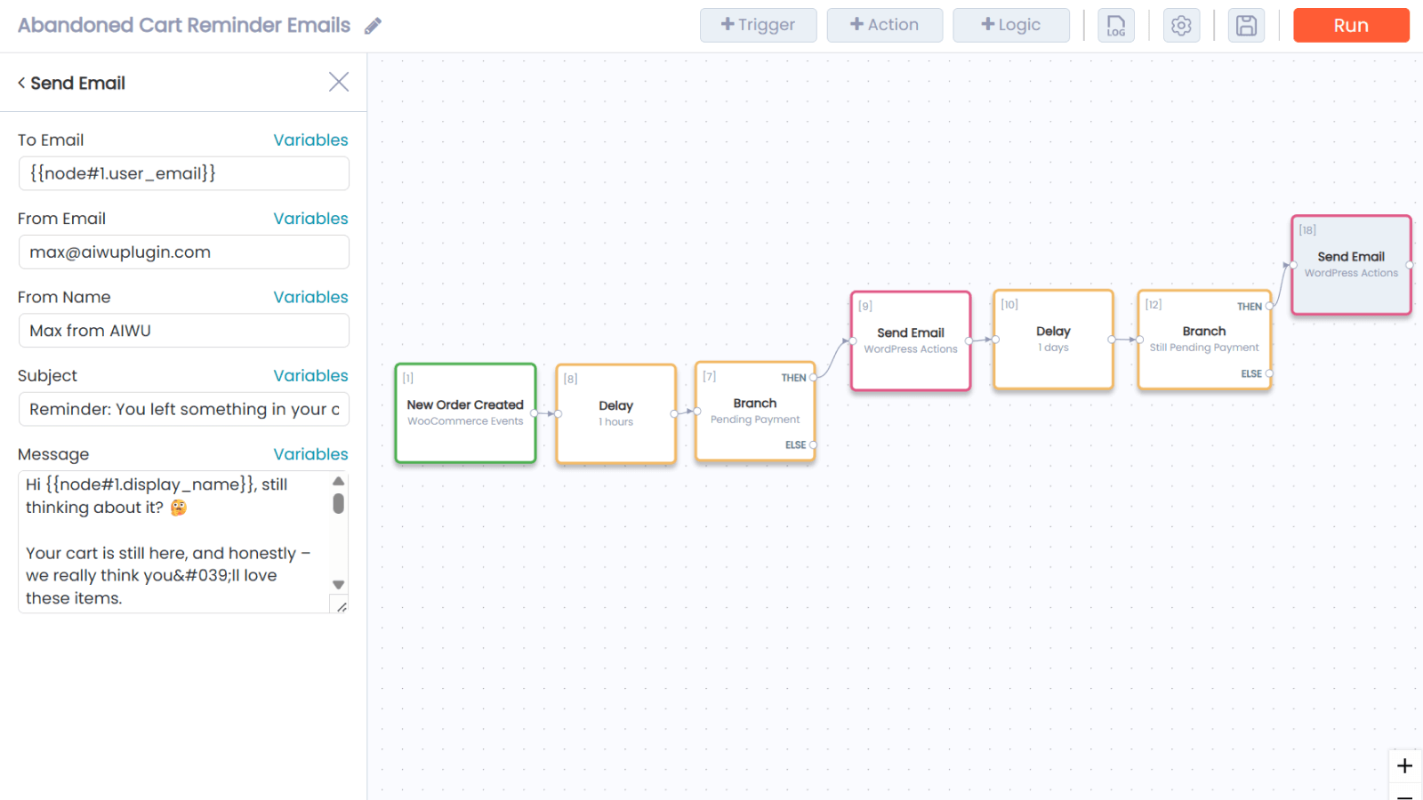WordPress AI Workflow - eCommerce Automation