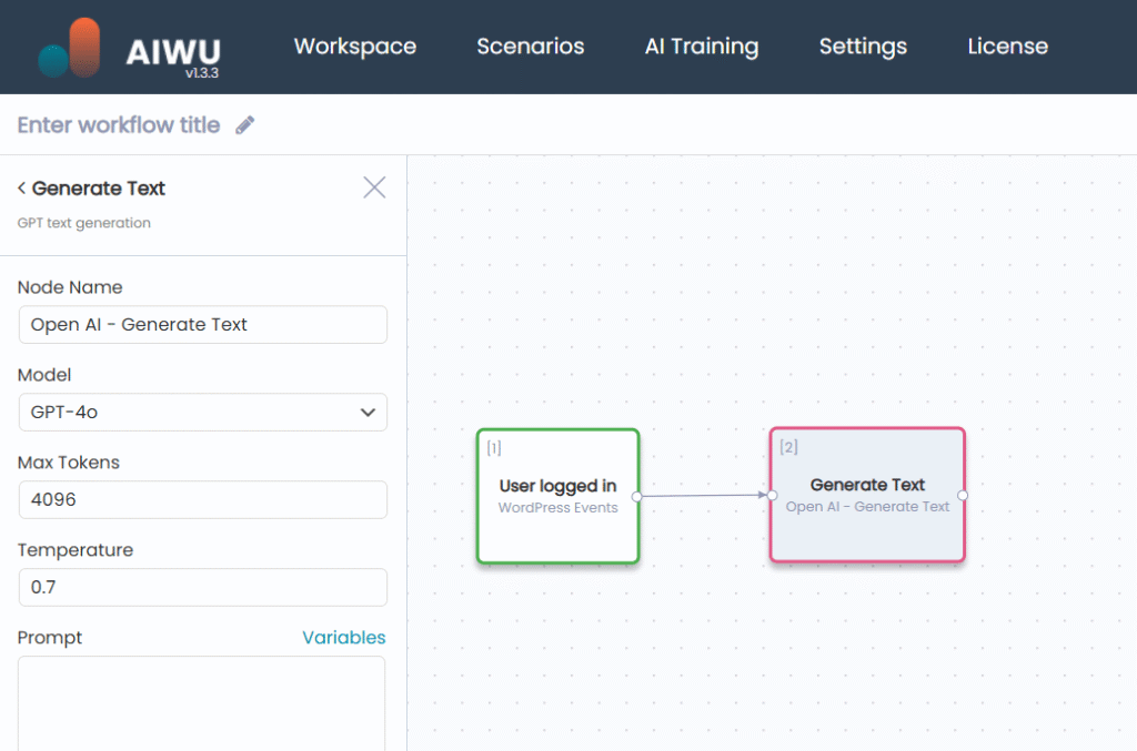 AI - Text generation